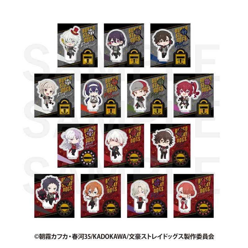 (PO) Bungo Stray Dogs x RED TOKYO TOWER Trading Mini Character Acrylic Stand [BOX] Image_1