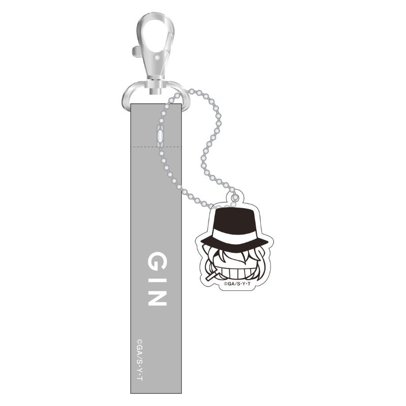 (PO) Detective Conan Strap Key Chain Gin Image_1