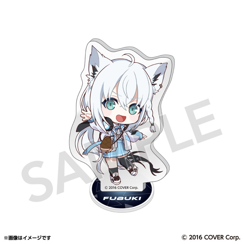 (PO) hololive GAMERS fes. Cho-Cho-Cho-Cho GAMERS Chibi Chara Acrylic Stand Shirakami Fubuki Image_1