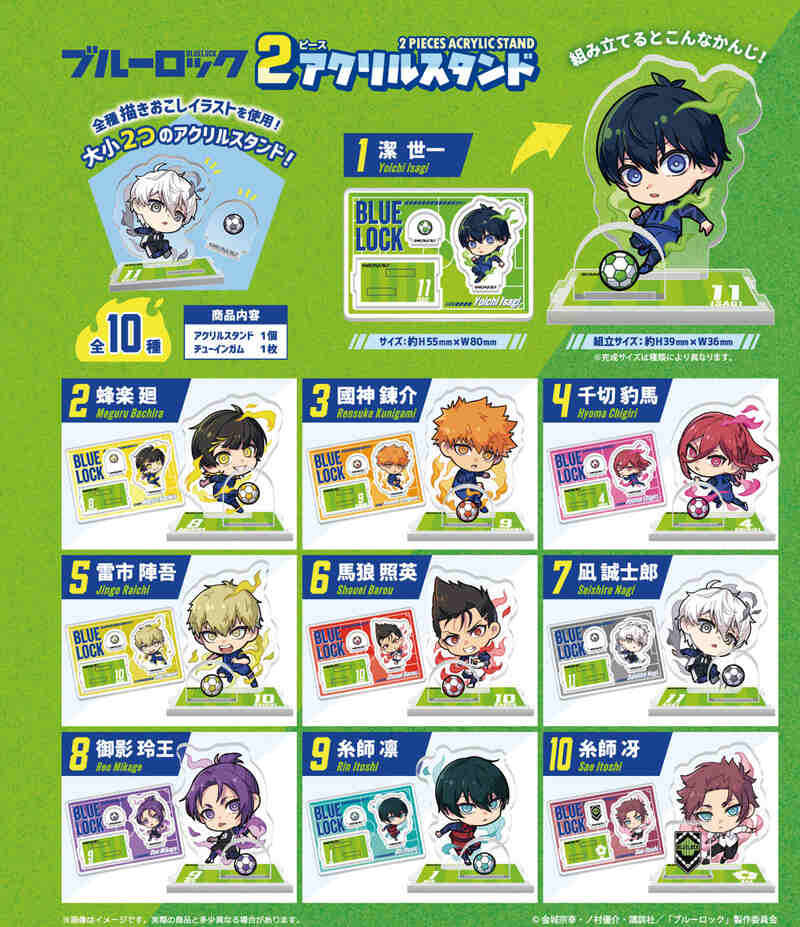 (PO) Blue Lock 2 Pieces Acrylic Stand (Re-issue) [BOX] Image_12