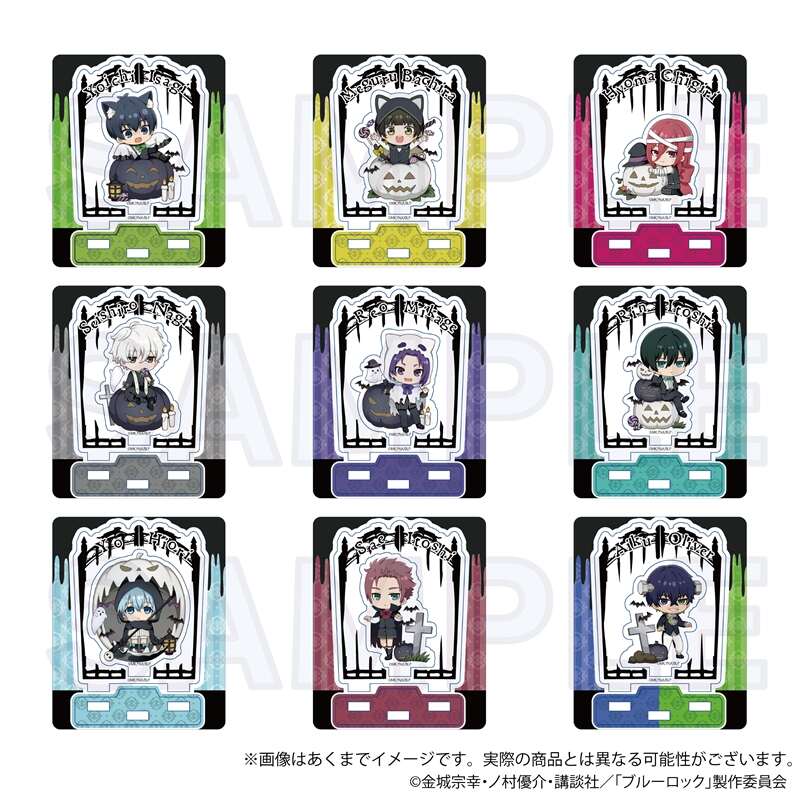 (PO) Blue Lock Trading Petit Acrylic Stand Black Halloween Ver. [BOX] Image_1