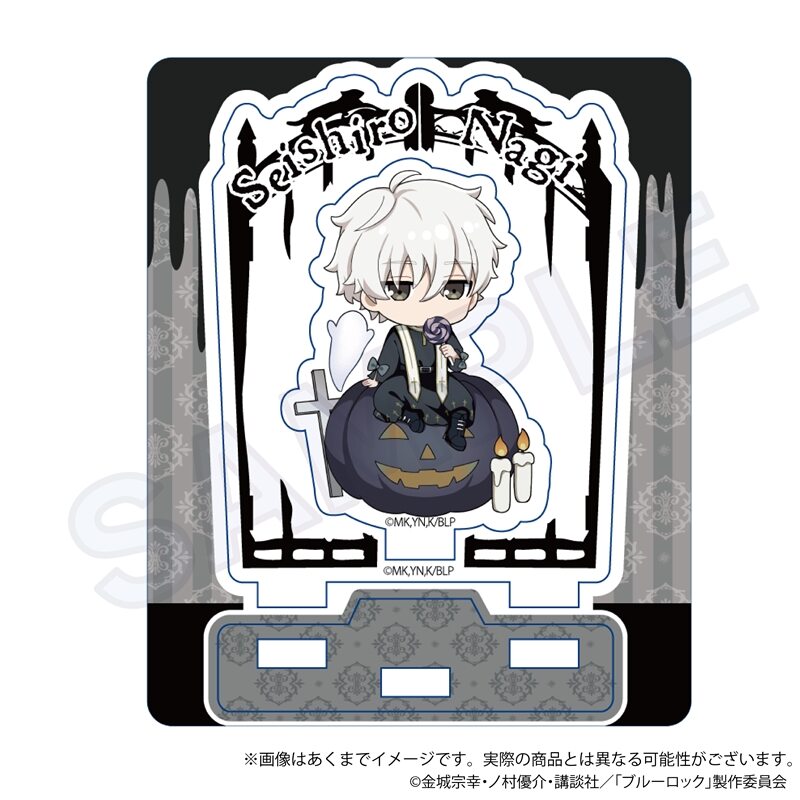 (PO) Blue Lock Trading Petit Acrylic Stand Black Halloween Ver. [BOX] Image_5