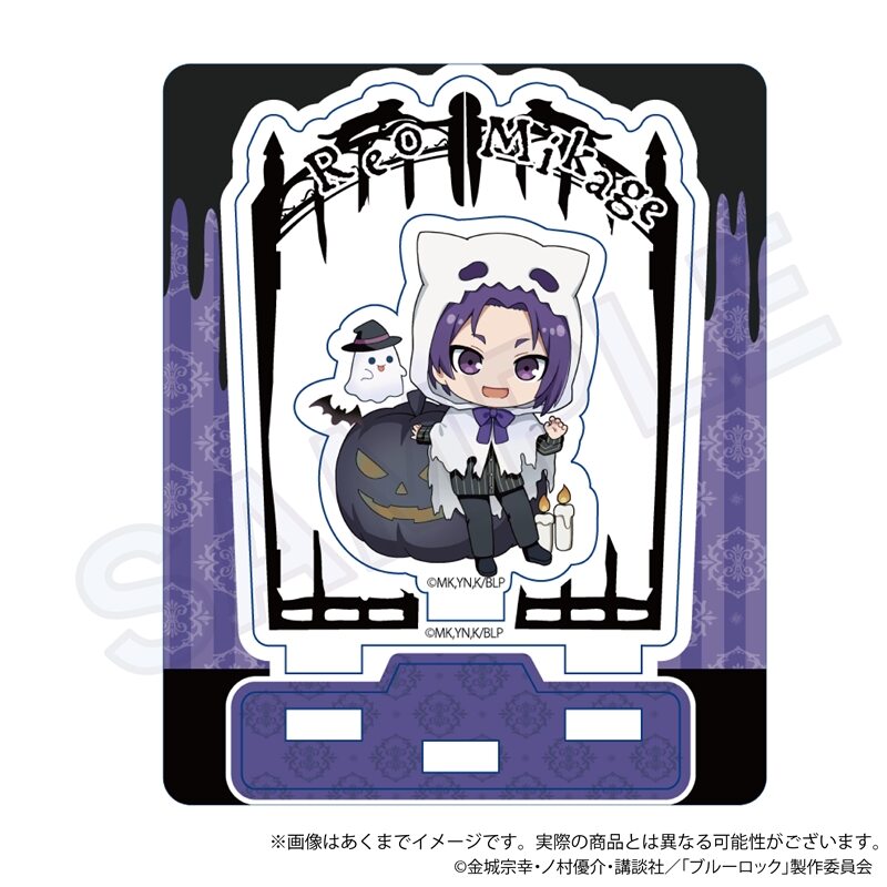 (PO) Blue Lock Trading Petit Acrylic Stand Black Halloween Ver. [BOX] Image_6