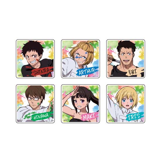 Chara Acrylic Badge Fire Force 01 Coveralls Ver. [BOX] Image_1