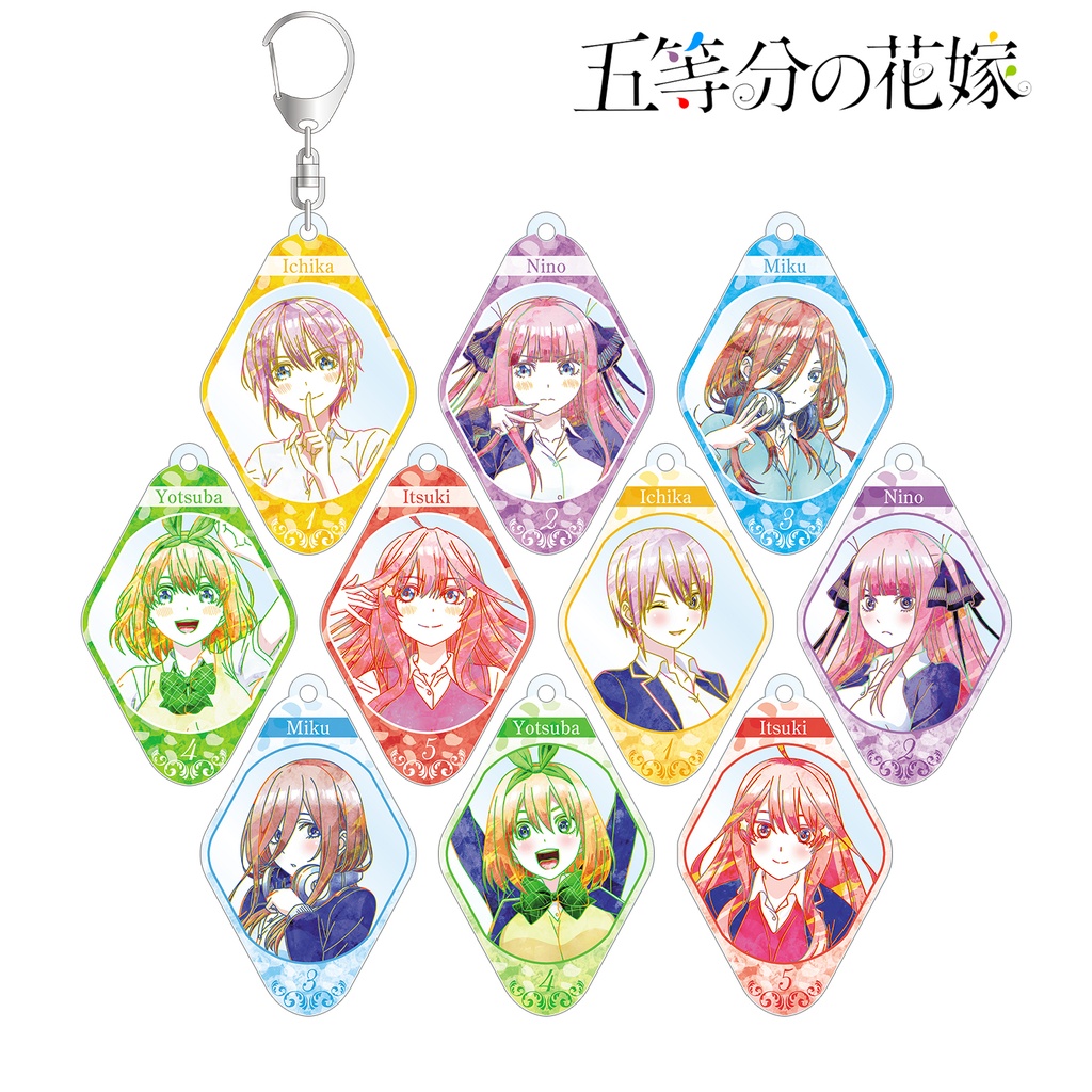 The Quintessential Quintuplets Trading Ani-Art AcrylicKey Chain [BOX] Image_1