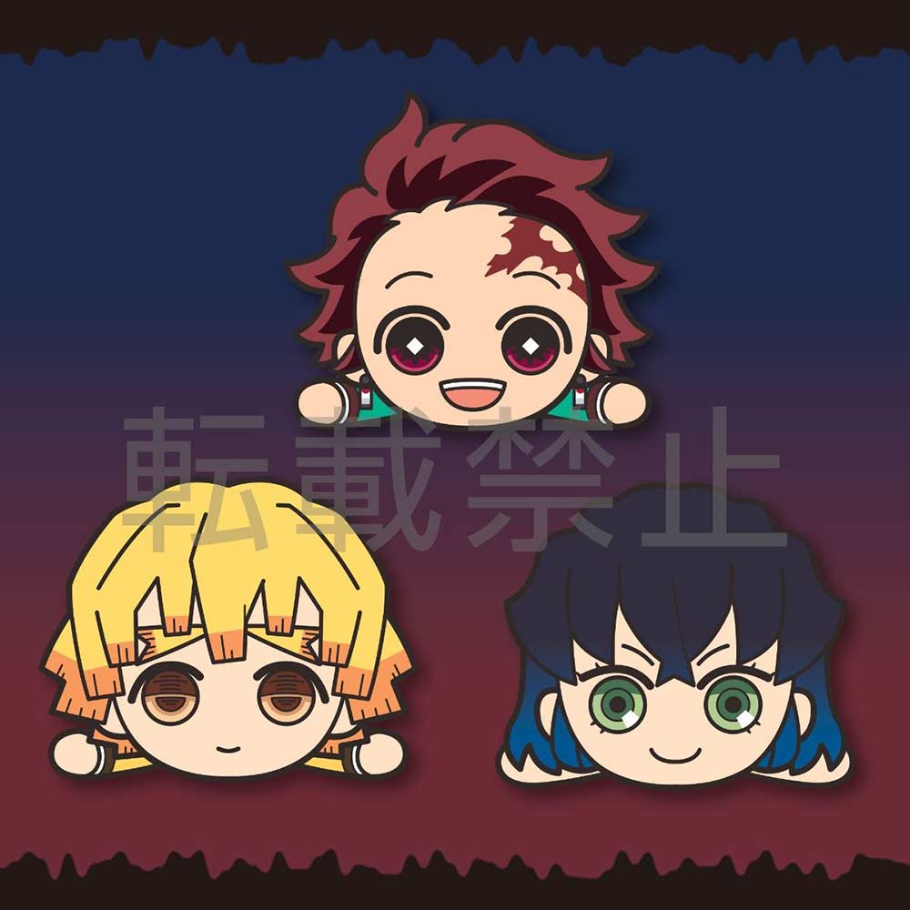 Demon Slayer: Kimetsu no Yaiba KCM Nesoberi Plush - Tanjiro, Zennitsu and Inosuke set Image_2