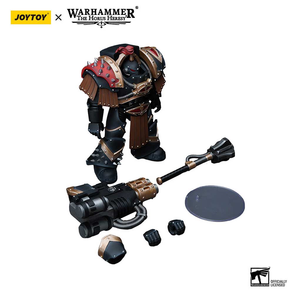 Joytoy Warhammer 40k - Sons of Horus Justaerin Terminator Squad Justaerin with Multi-melta and Power MauL (JT9749) Image_4