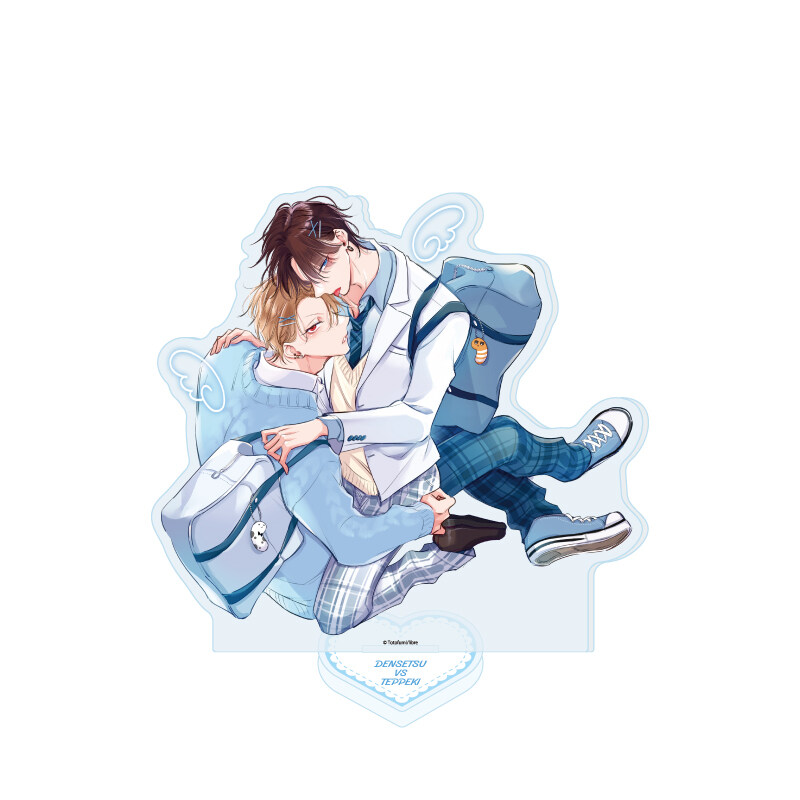(PO) Acrylic Stand Densetsu no Yarichin VS Teppeki no Shiriana 02 Mikagura Iori & Sena Minami (Official Illustration) Image_1