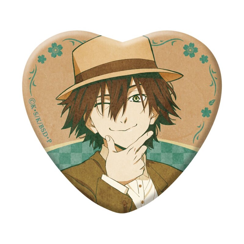 (PO) Bungo Stray Dogs Original Illustration Heart Can Badge modern fashion [BOX] Image_11