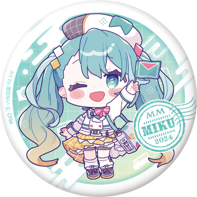 (PO) Hatsune Miku Magical Mirai 2024 Punipuni Can Badge Hatsune Miku Shikata Nai Ver. Image_1