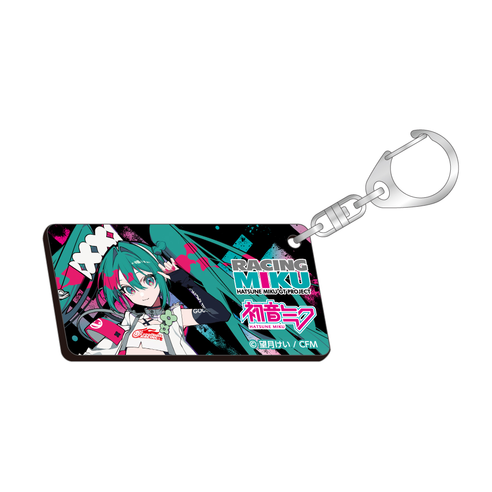 (PO) Racing Miku 2025 Ver. Number Plate Style Key Chain Image_2