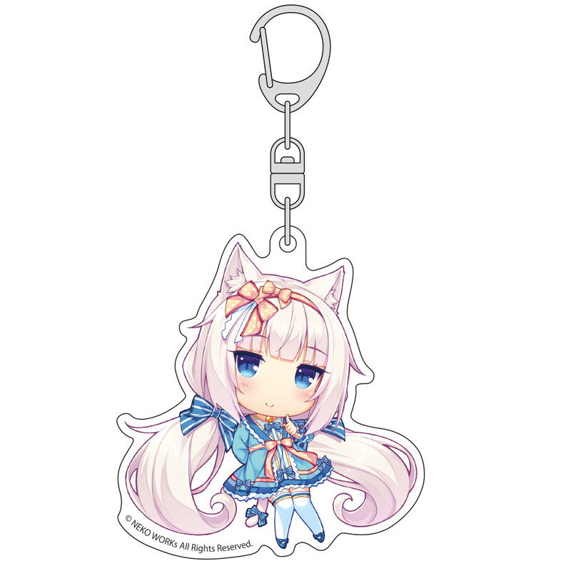 (PO) Nekopara Mini Character Acrylic Key Chain Vanilla Image_1