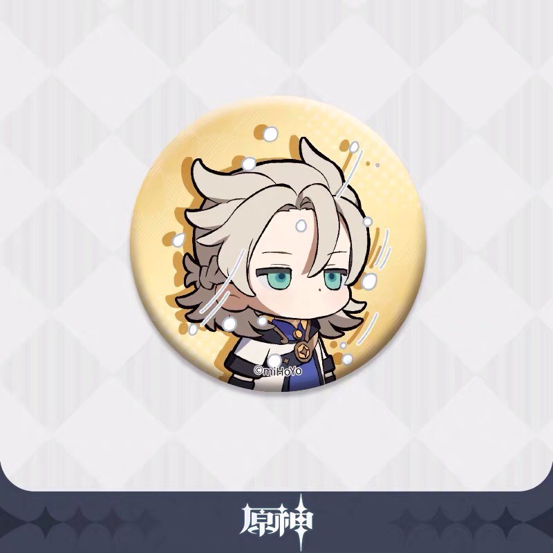 Genshin Impact Chibi Can Badge Vol. 3 - Albedo Image_1