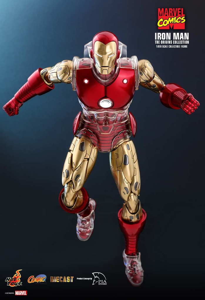 (PO) Comic Masterpiece Series Diecast CMS08D38 - Marvel Comics - Iron Man [The Origins Collection] (Deluxe Version) Image_3