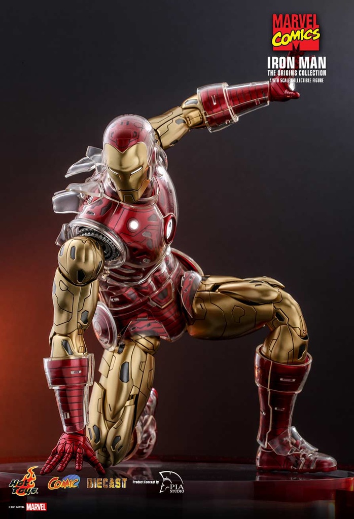 (PO) Comic Masterpiece Series Diecast CMS08D38 - Marvel Comics - Iron Man [The Origins Collection] (Deluxe Version) Image_5