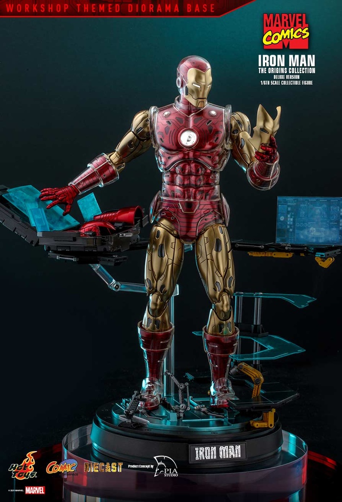 (PO) Comic Masterpiece Series Diecast CMS07D37 - Marvel Comics - Iron Man [The Origins Collection] Image_4