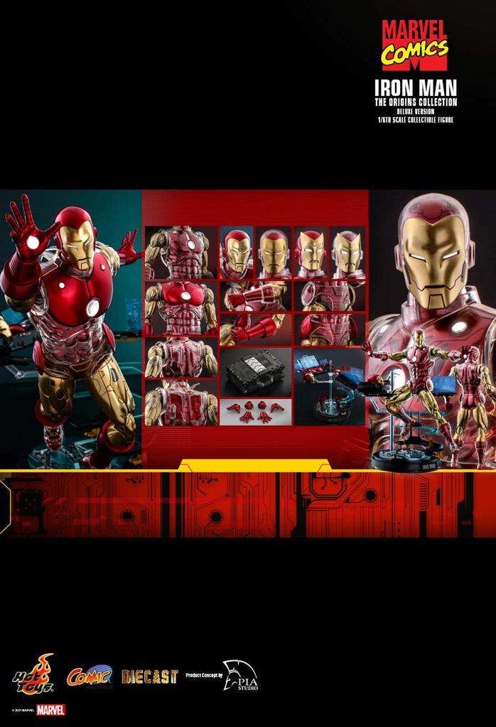 (PO) Comic Masterpiece Series Diecast CMS07D37 - Marvel Comics - Iron Man [The Origins Collection] Image_21