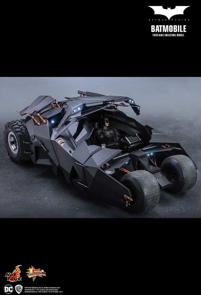 (PO) Movie Masterpiece Series MMS596 - Batman Begins - Batmobile Image_6
