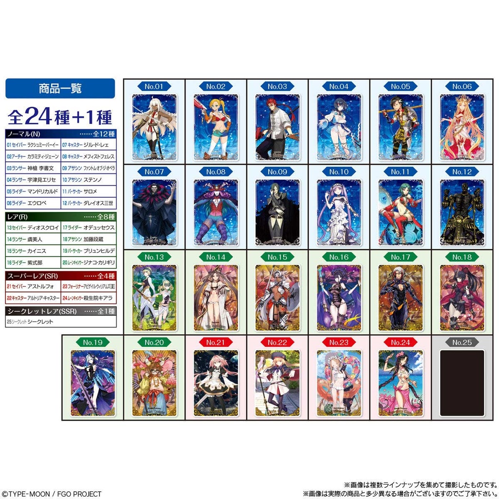 Fate/Grand Order Wafer 10 [BOX] Image_6