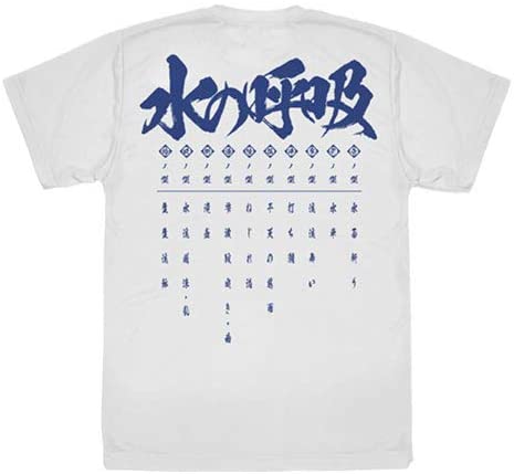 Demon Slayer: Kimetsu no Yaiba - Water Breathing Tanjiro Kamado Dry T-shirt White (XL) Image_2