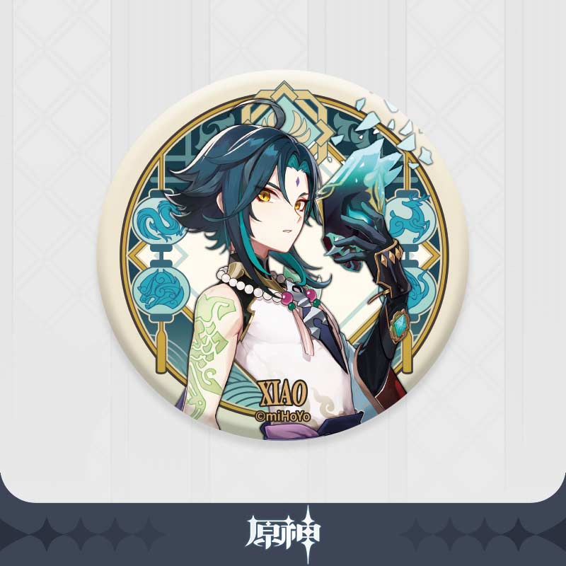 Genshin Impact Liyue Harbor Series Chara Can Badge - Xiao Image_1