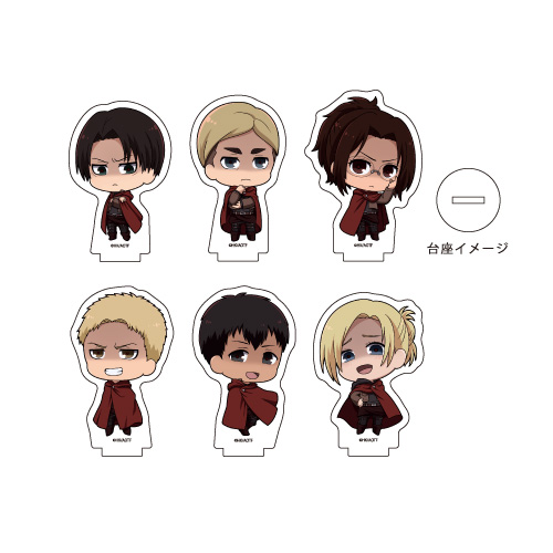 Attack on Titan Acrylic Petit Stand 03 Dark Ver. (Mini Character) [BOX] Image_1
