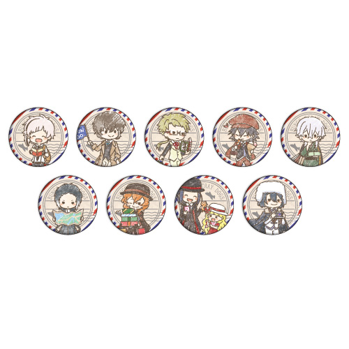 Bungo Stray Dogs Can Badge 12 Travel Ver. (Graff Art Design) [BOX] Image_1