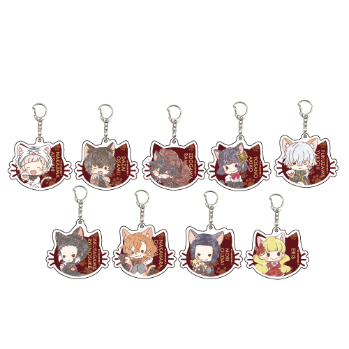 Bungo Stray Dogs Acrylic Key Chain 05 Cat Ver. (Graff Art Mini) [BOX] Image_1