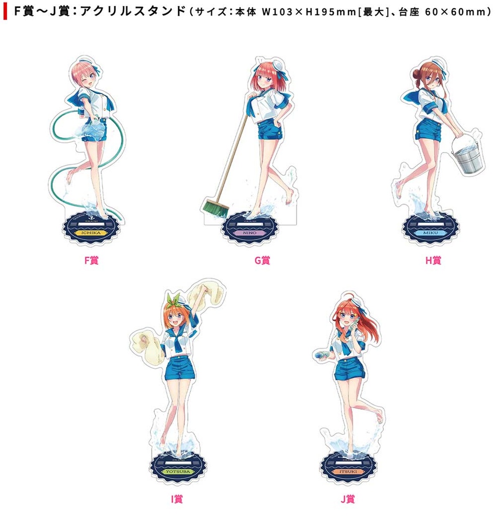 Charatto Kuji - The Quintessential Quintuplets Splash summer Image_4