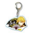 Demon Slayer: Kimetsu no Yaiba Folding Fan Key Chain Agatsuma Zenitsu Image_1