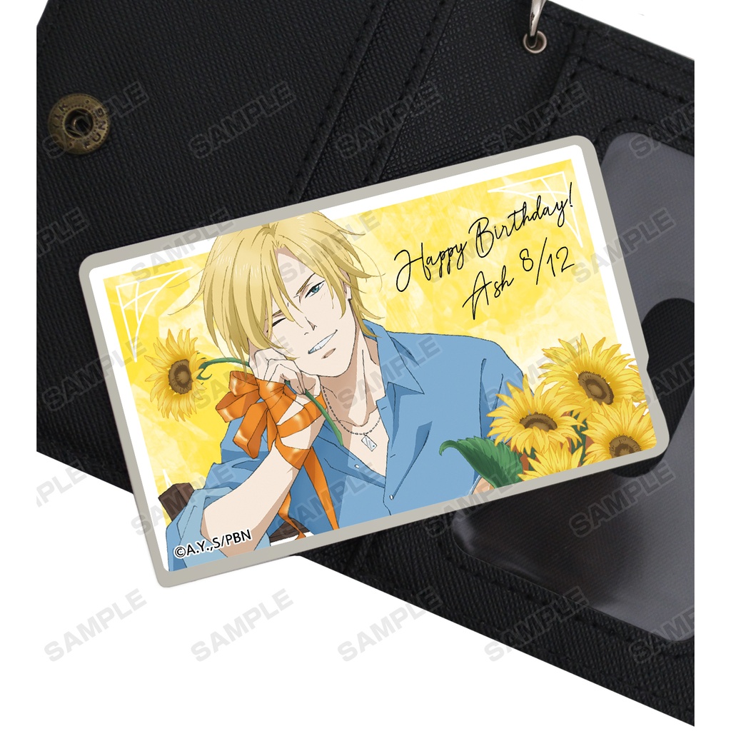 Banana Fish Original Illustration Ash Lynx Birthday Ver. Card Sticker Image_2