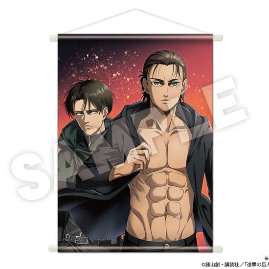 Atari Tsuki Attack on Titan Trading Can Badge (Full ctn of 60 can badge + 5 Tapestry) Image_7