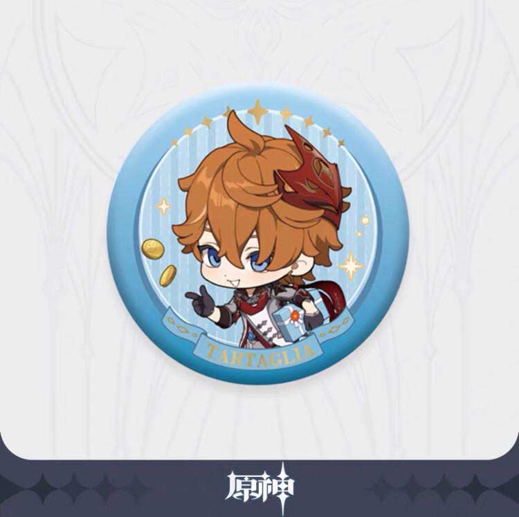 Genshin Impact Chibi Can Badge Special - Childe Image_1