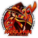 KonoSuba Megumin Waterproof Sticker Image_1