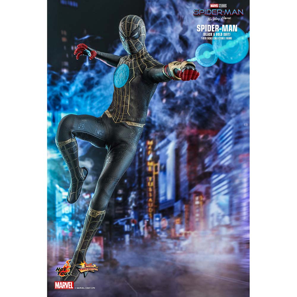 (PO) Movie Masterpiece Series MMS604 - Spider-Man: No Way Home - Spider-Man (Black & Gold Suit) Image_2