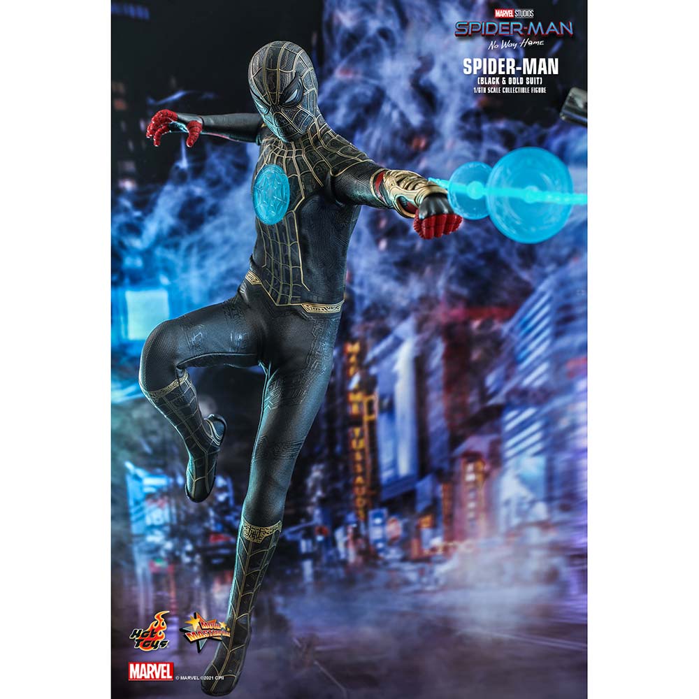 (PO) Movie Masterpiece Series MMS604 - Spider-Man: No Way Home - Spider-Man (Black & Gold Suit) Image_4