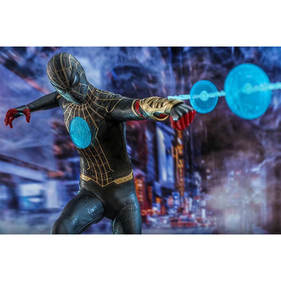 (PO) Movie Masterpiece Series MMS604 - Spider-Man: No Way Home - Spider-Man (Black & Gold Suit) Image_9