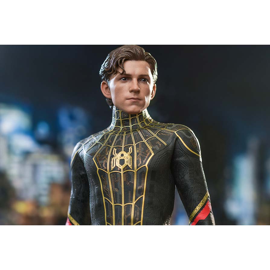 (PO) Movie Masterpiece Series MMS604 - Spider-Man: No Way Home - Spider-Man (Black & Gold Suit) Image_16