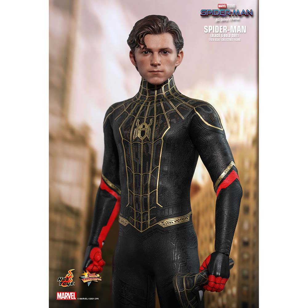 (PO) Movie Masterpiece Series MMS604 - Spider-Man: No Way Home - Spider-Man (Black & Gold Suit) Image_17