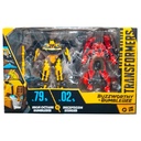 Transformers Buzzworthy Bumblebee Studio Series Deluxe 79BB High Octane Bumblebee vs. 02BB Decepticon Stinger Image_1