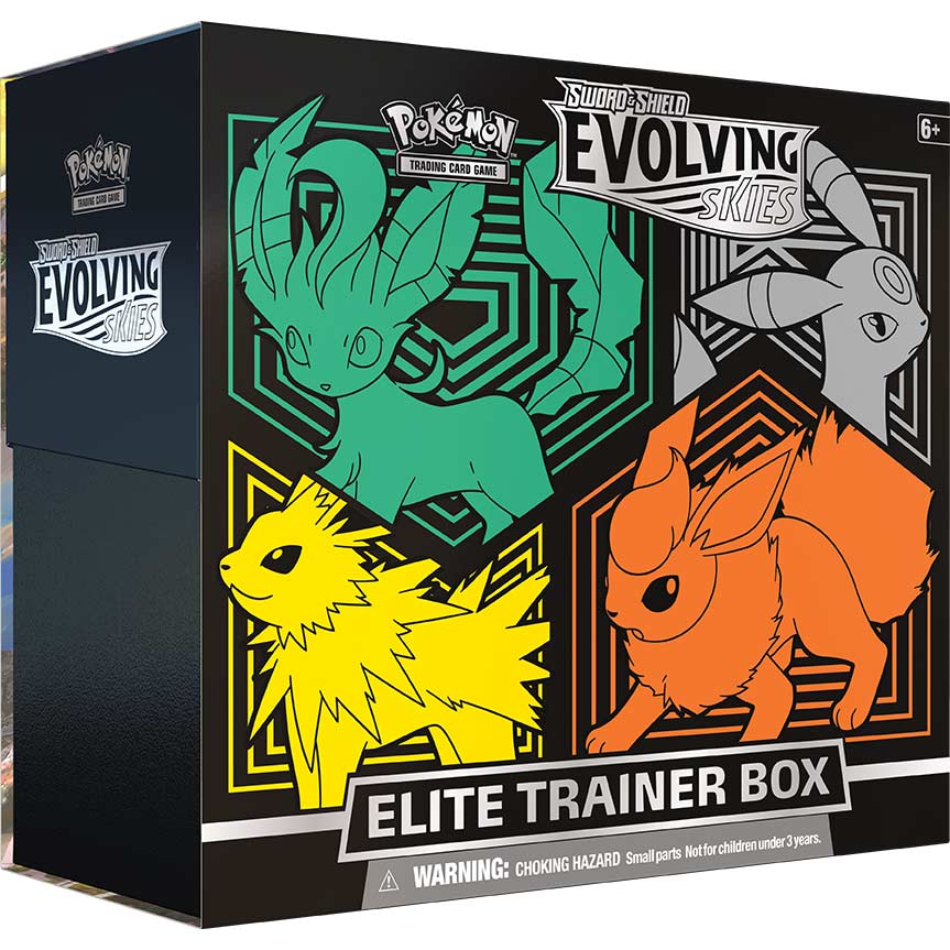 Pokemon TCG: Sword & Shield SS7 Evolving Skies Elite Trainer Box (ETB) Image_2