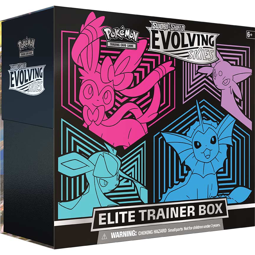 Pokemon TCG: Sword & Shield SS7 Evolving Skies Elite Trainer Box (ETB) Image_4