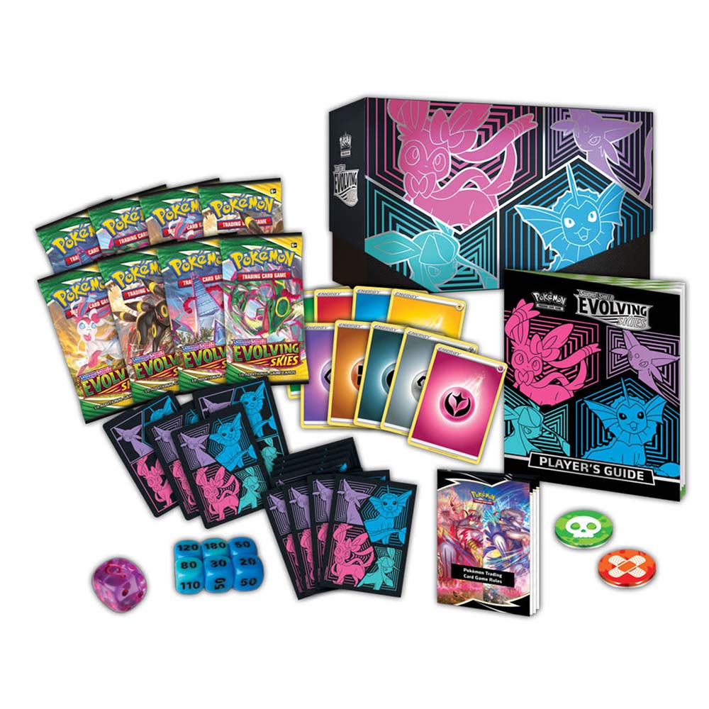 Pokemon TCG: Sword & Shield SS7 Evolving Skies Elite Trainer Box (ETB) Image_5