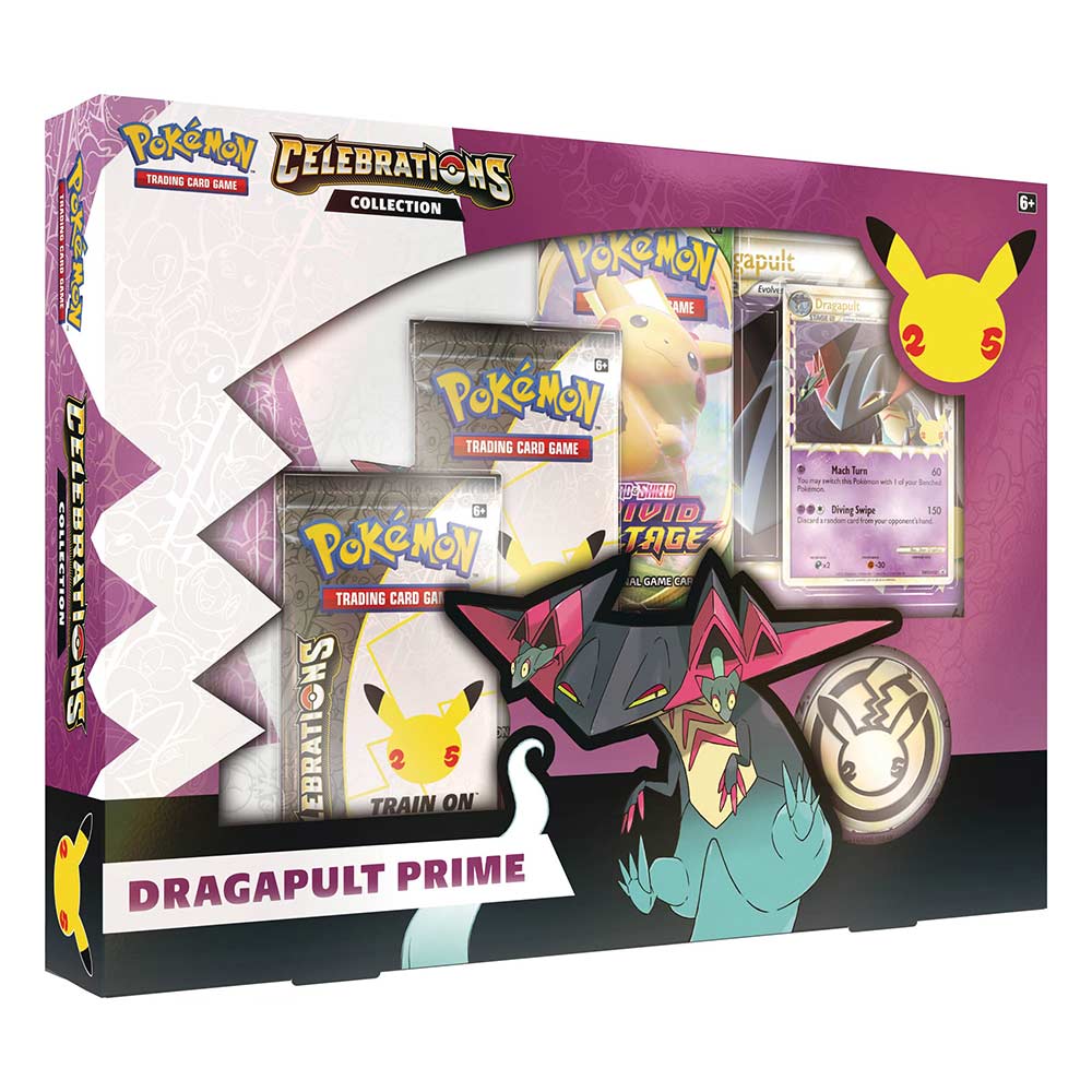 Pokemon TCG: 25th Anniversary Celebrations - Dragapult Prime Collection Box Image_1