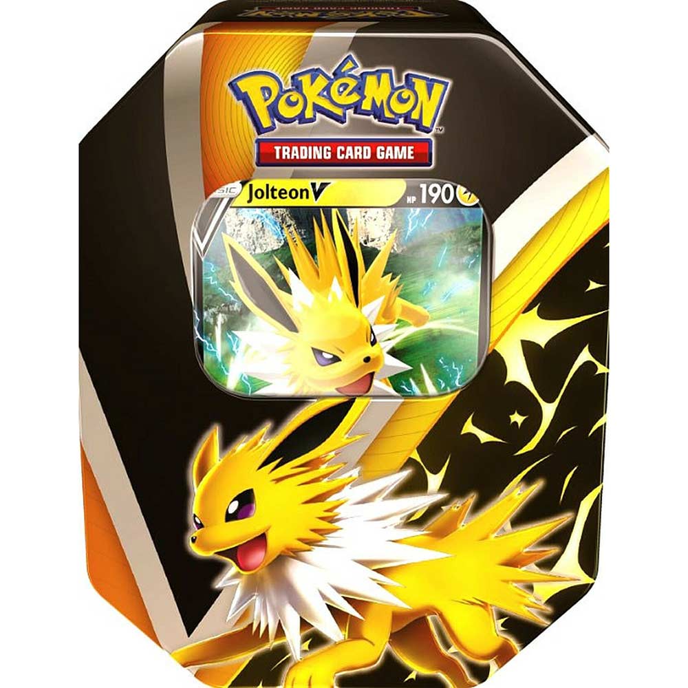 Pokemon TCG: Eevee Evolutions Tin - Jolteon V / Flareon V / Vaporeon V Image_4