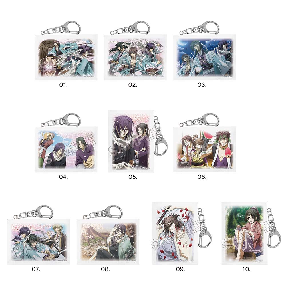 (PO) Hakuouki Miniature Canvas Key Chain 01 Vol. 1 [BOX] Image_1