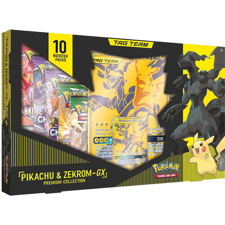Pokemon TCG Trading Card Game Pikachu & Zekrom-GX Premium Collection Image_1