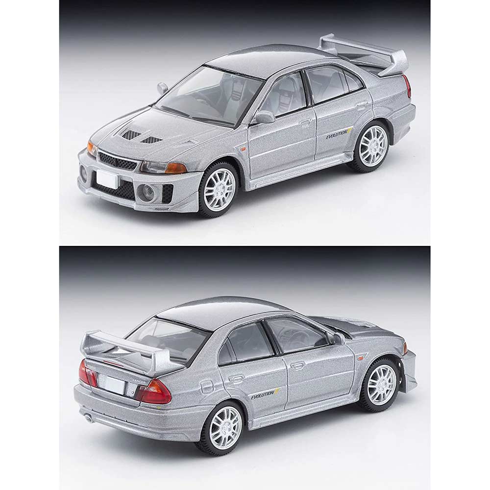 (PO) Tomica Limited Vintage NEO TLV-N187d Mitsubishi Lancer GSR Evolution V (Silver) Image_2