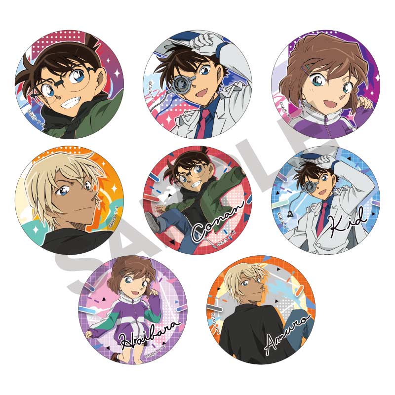 (PO) Detective Conan Trading Can Badge Jump [BOX] Image_1