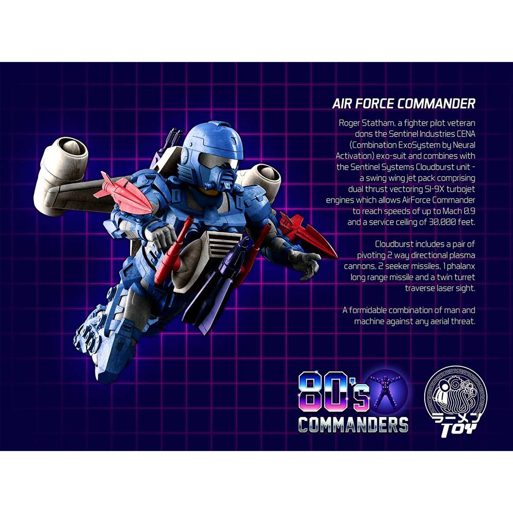Ramen Toys #80C01 - 80's Commander - Air Force Commander Image_2